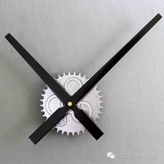 【5】金属质感齿轮钟表