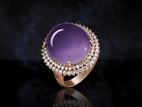紫罗兰戒指-红掌柜珠宝