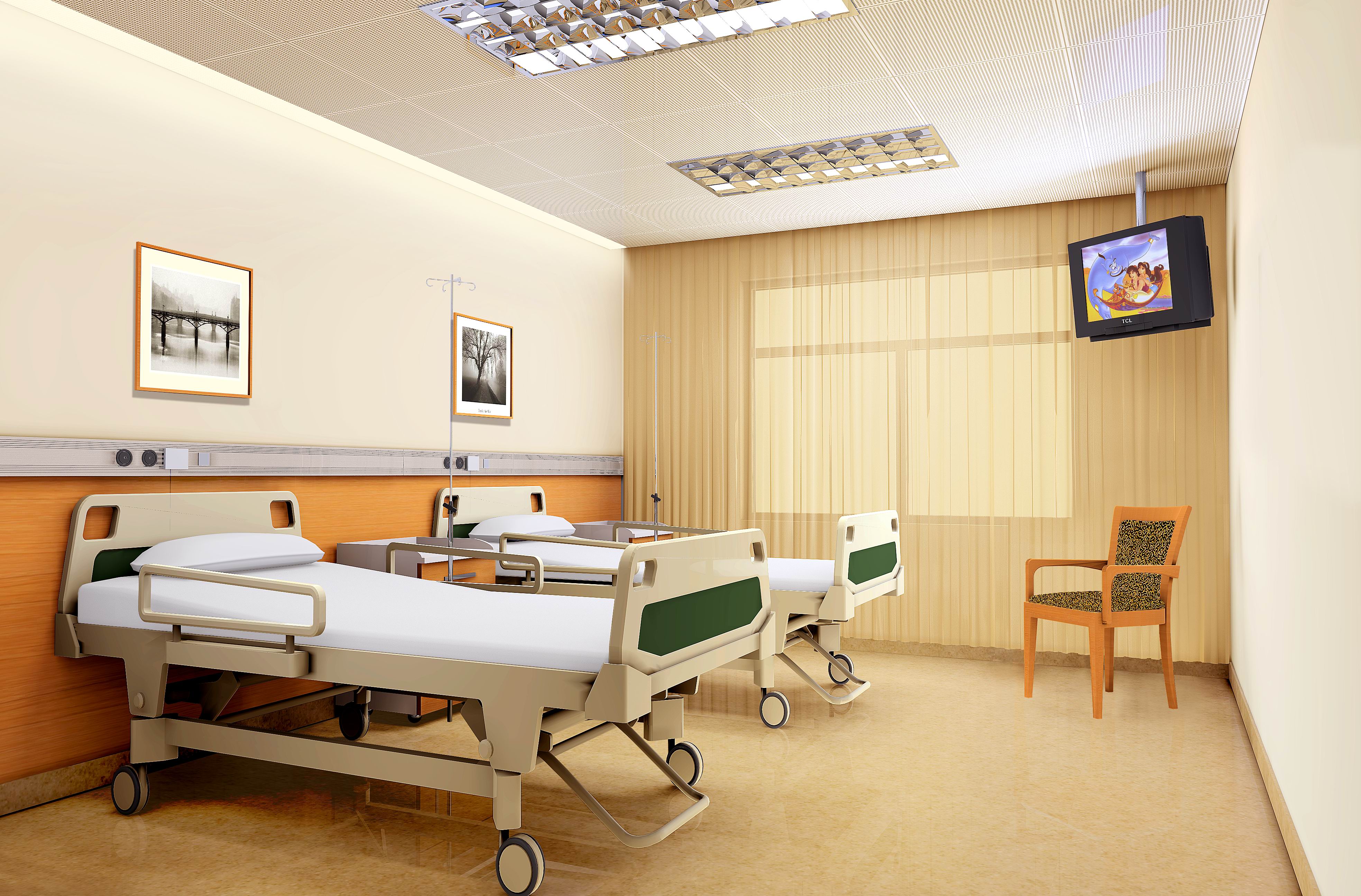 医院病房装修效果图图片 – 设计本装修效果图
