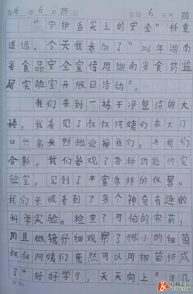 小学一年级孩子的作文,惊呆了我