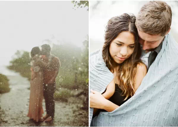 下雨天怎么拍婚纱照_下雨天拍婚纱照(3)