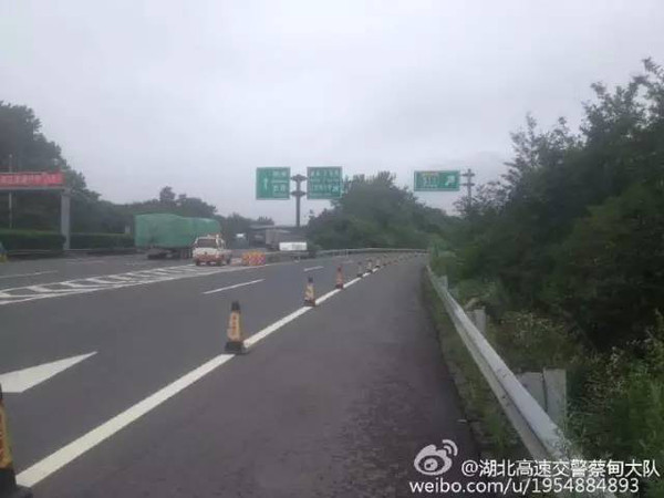 汉阳大道阳新路路口进入阳新路的车辆实施临时交通管制