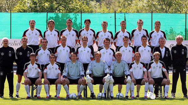 德国队1972至2016欧洲杯全家福