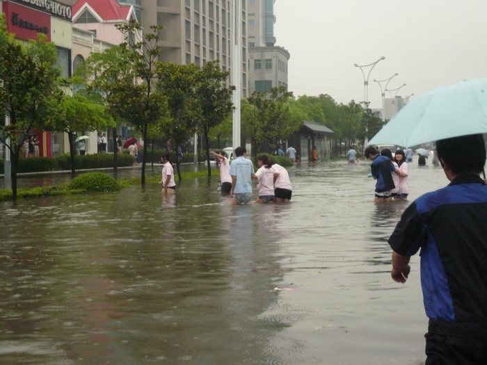 触目惊心的洪灾现场有你城市吗