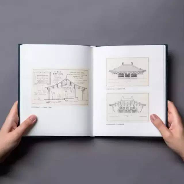梁思成手绘建筑图,美美的笔记本
