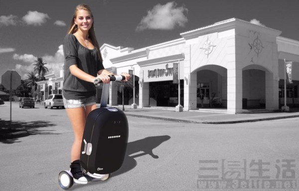 平衡车+自动跟随:Olive智能行李箱实在很酷炫