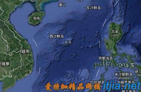海洋洋底深度指数 no.5 中国南海