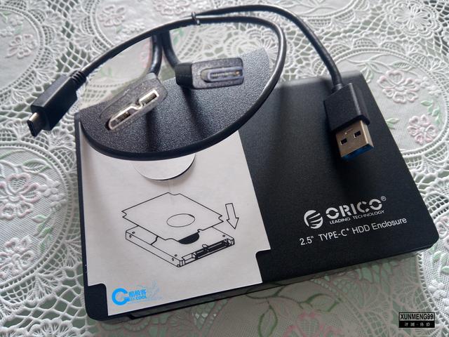 ORICO Type-C移动硬盘盒正反随便插 - 微信公