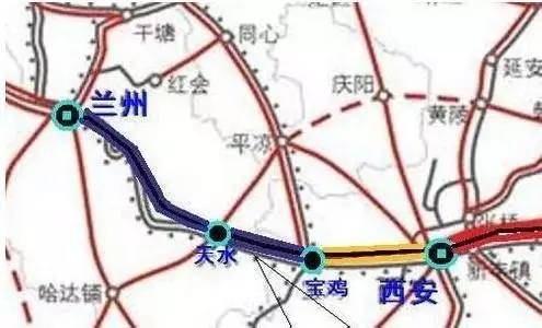 西宝高铁已经通车|西安至兰州高铁路线图