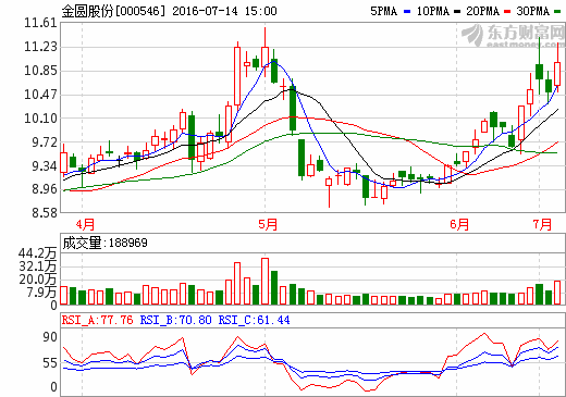 金圆股份:火箭爆涨走势 短期注意封顶点_搜狐股票