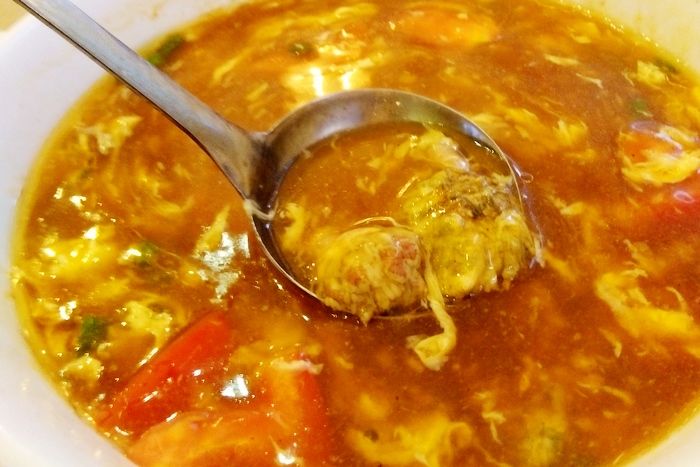 酸辣海葵汤:这碗汤还行,福州的酸辣汤就是这个味.俺不能鸡蛋里挑骨头.