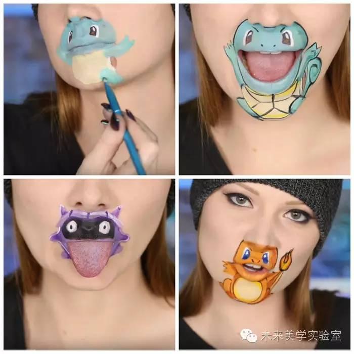 活在脸上的彩绘 pokémon