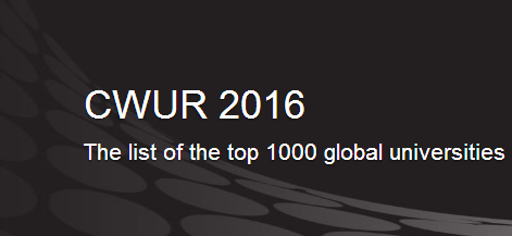 2016 CWUR发布排名,澳洲大学遇冷~-新闻视点