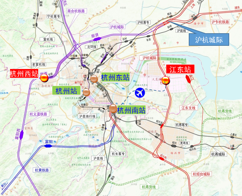 杭州大江东火车站拉近海宁盐官的距离