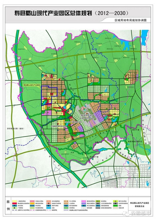 再看空港新城核心启动区蜀山现代产业园总体规划