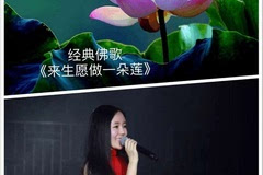 经典佛歌魏新雨<来生愿做一朵莲>成圣洁莲花受