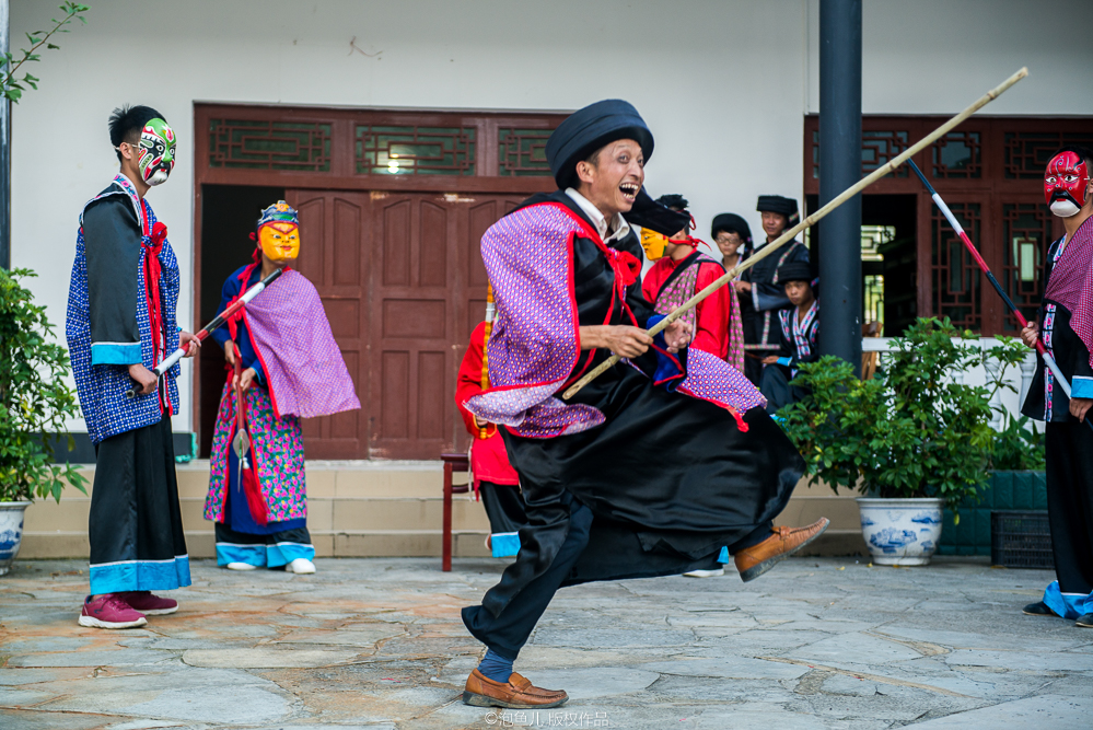 贵州织金,神秘穿青人的庆五显傩堂戏-搜狐旅游