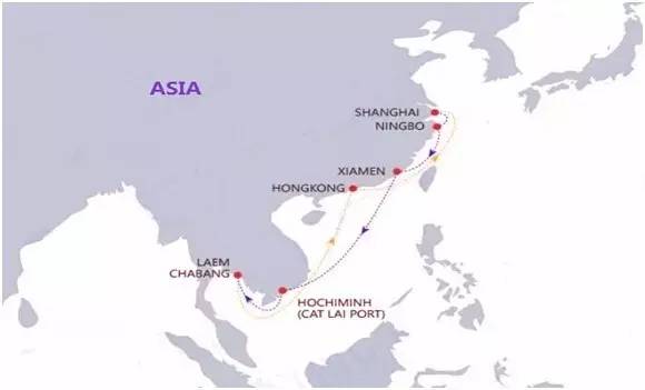 阳明海运新增航线,提升至泰越港口服务
