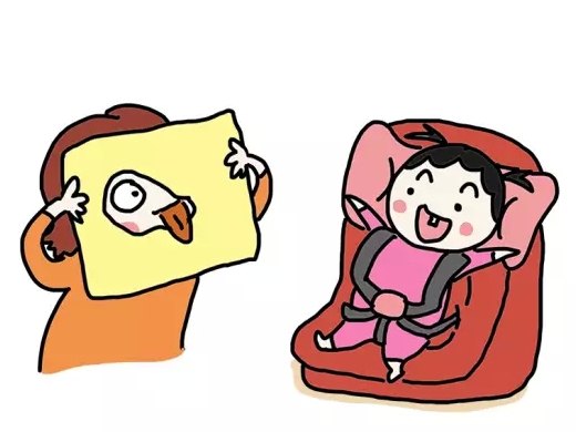 一组漫画告诉你怎么让宝宝喜欢坐儿童安全座椅-搜狐