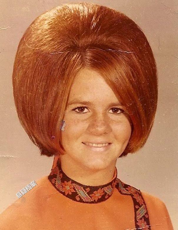 60年代女性潮流发型,怎么看都是像戴的假发