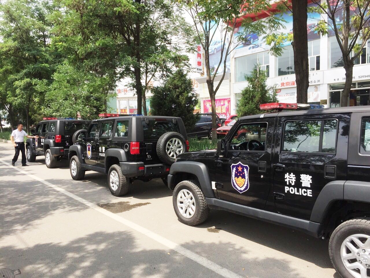 2016年6月24日, 首批北京汽车勇士改进型军车在北京汽车越野车