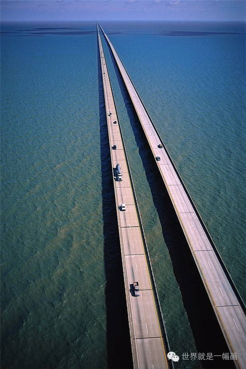 中国浙江杭州湾跨海大,全长36公里,世界上最长的跨海大桥