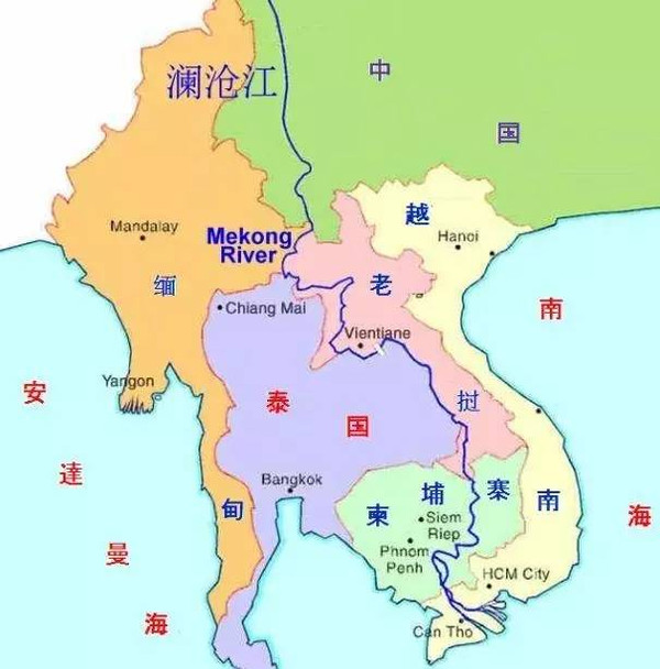 中南半岛人口_中南半岛地图