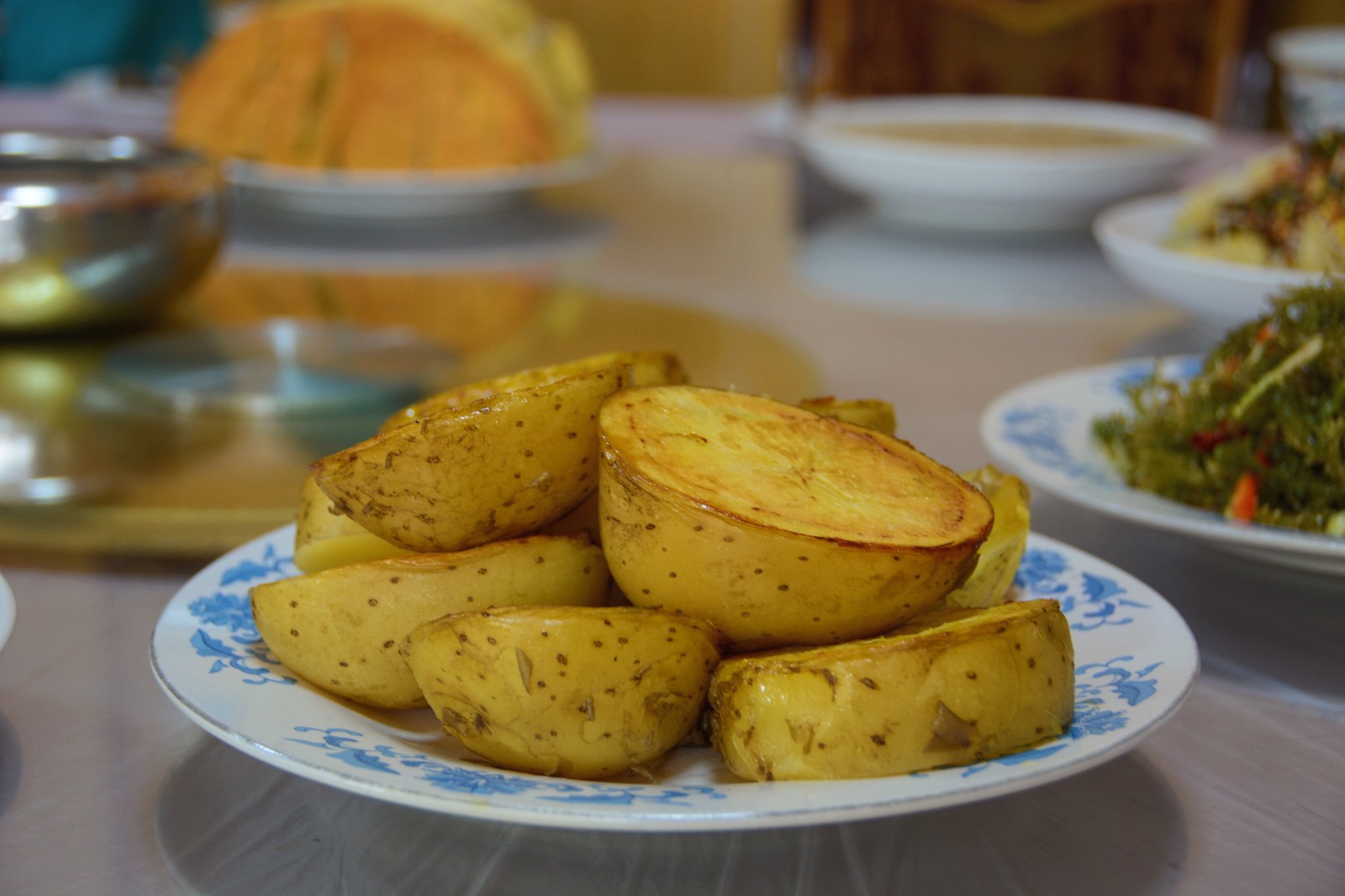 土族美食,洋芋更是最佳特色. 两年后的故地重游