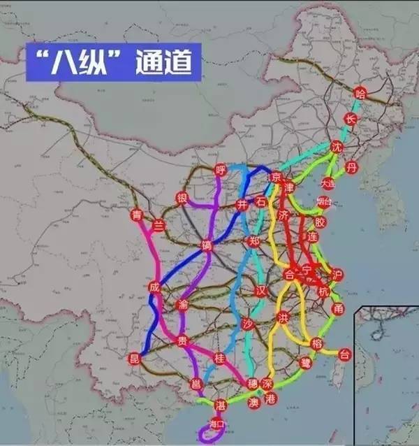 和兰广通道两条主干道的交汇点在国家最近发布的《中长期铁路网规划》