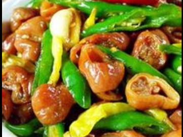 青椒炒大肠,夏天这样的菜我可以吃3碗饭