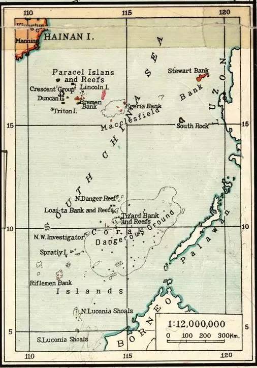 中国地图(map of china)南海图(south china sea)加拿大多伦多大学