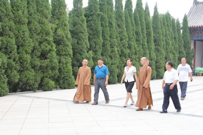 山东省佛教协会副会长弘庵法师到汶上宝相寺