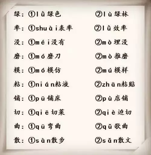 泡的多音字