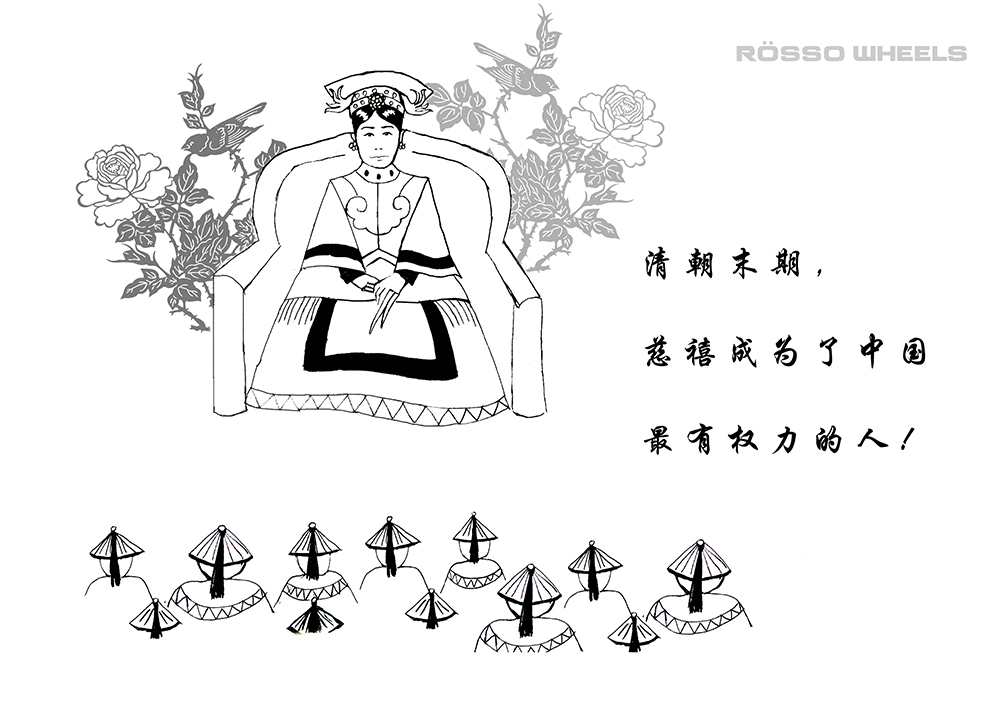 rosso 漫画:慈禧与中国的第一辆车