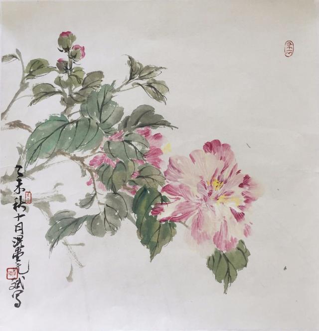 于中国国家画院2012年修业于中国美术学院花鸟画高研班先后师从郭志光