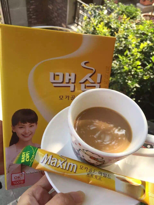 韩国进口maxim麦馨摩卡味咖啡速溶即三合一1