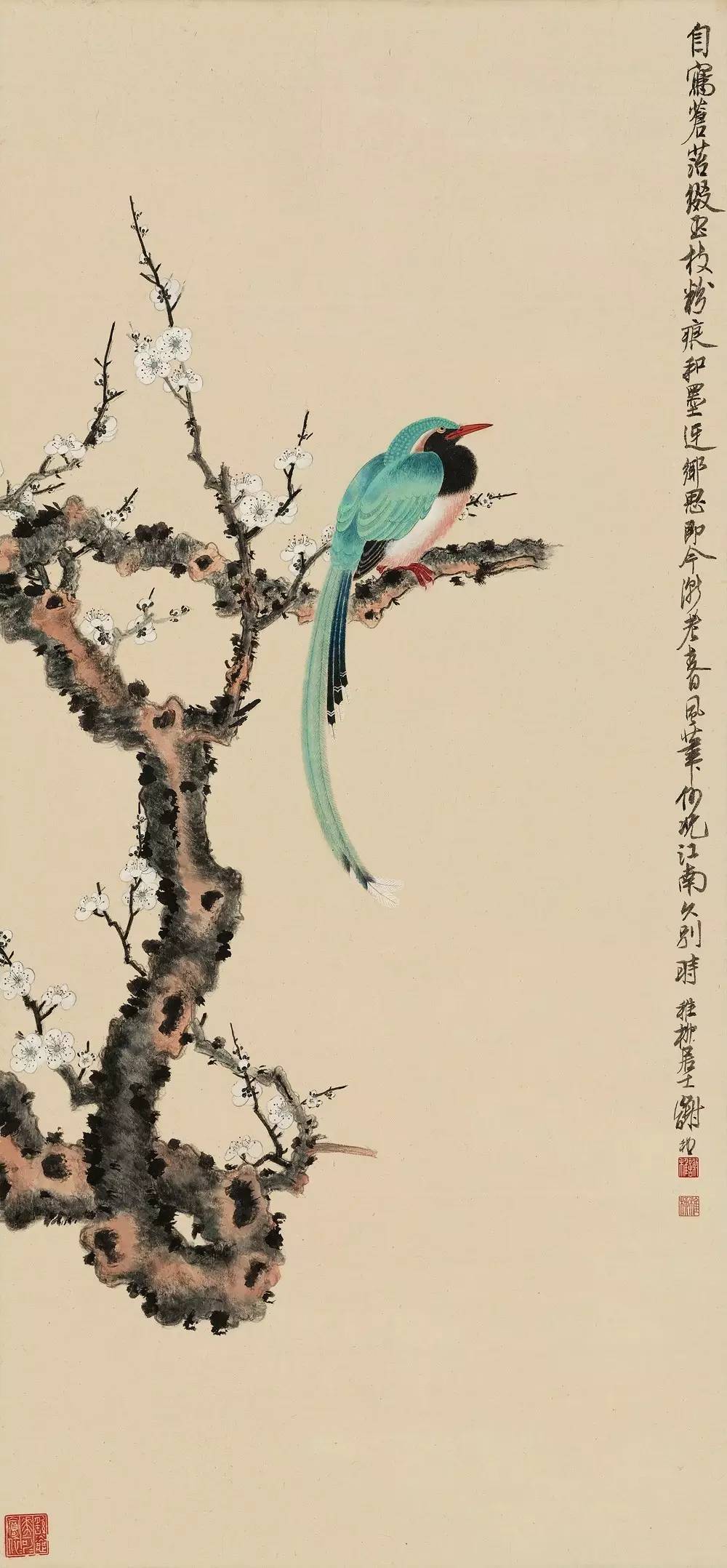 艺术 正文  早期的谢稚柳绘画多用工笔细写描绘江南烟雨景色,但以花鸟