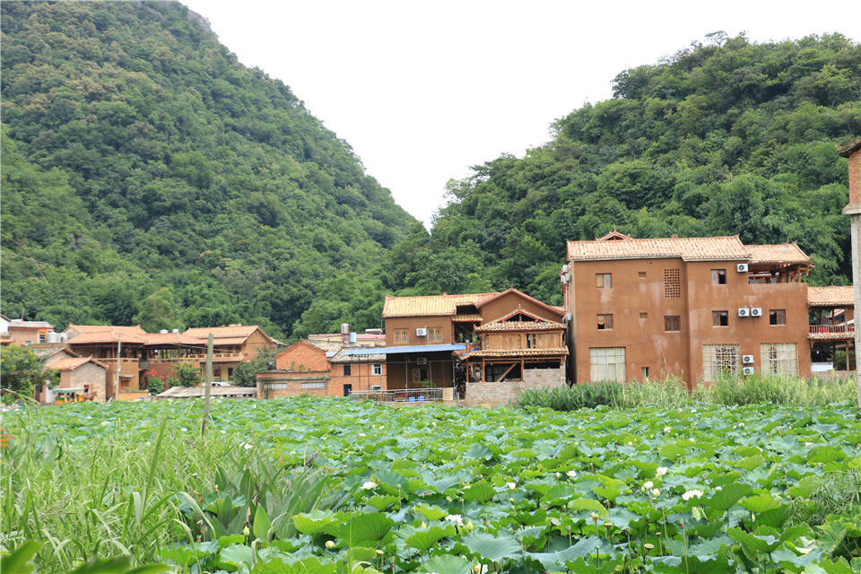 云南普者黑仙人洞村依托旅游致富