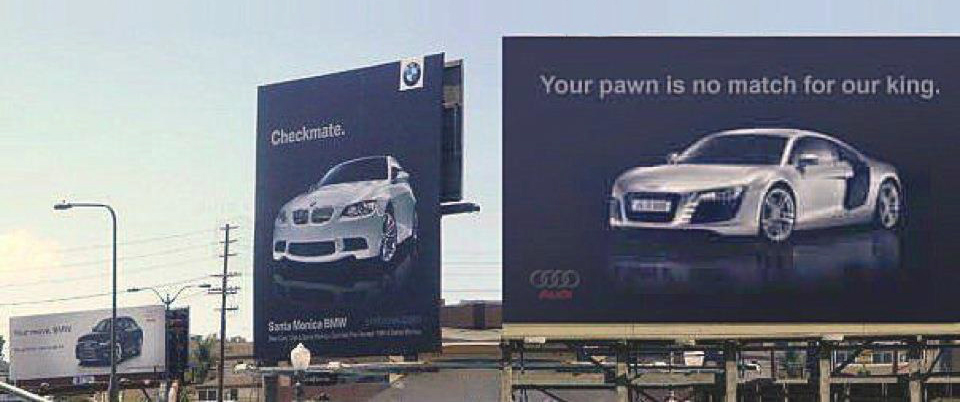 从讽刺广告看车企间一不小心就跑偏的关系