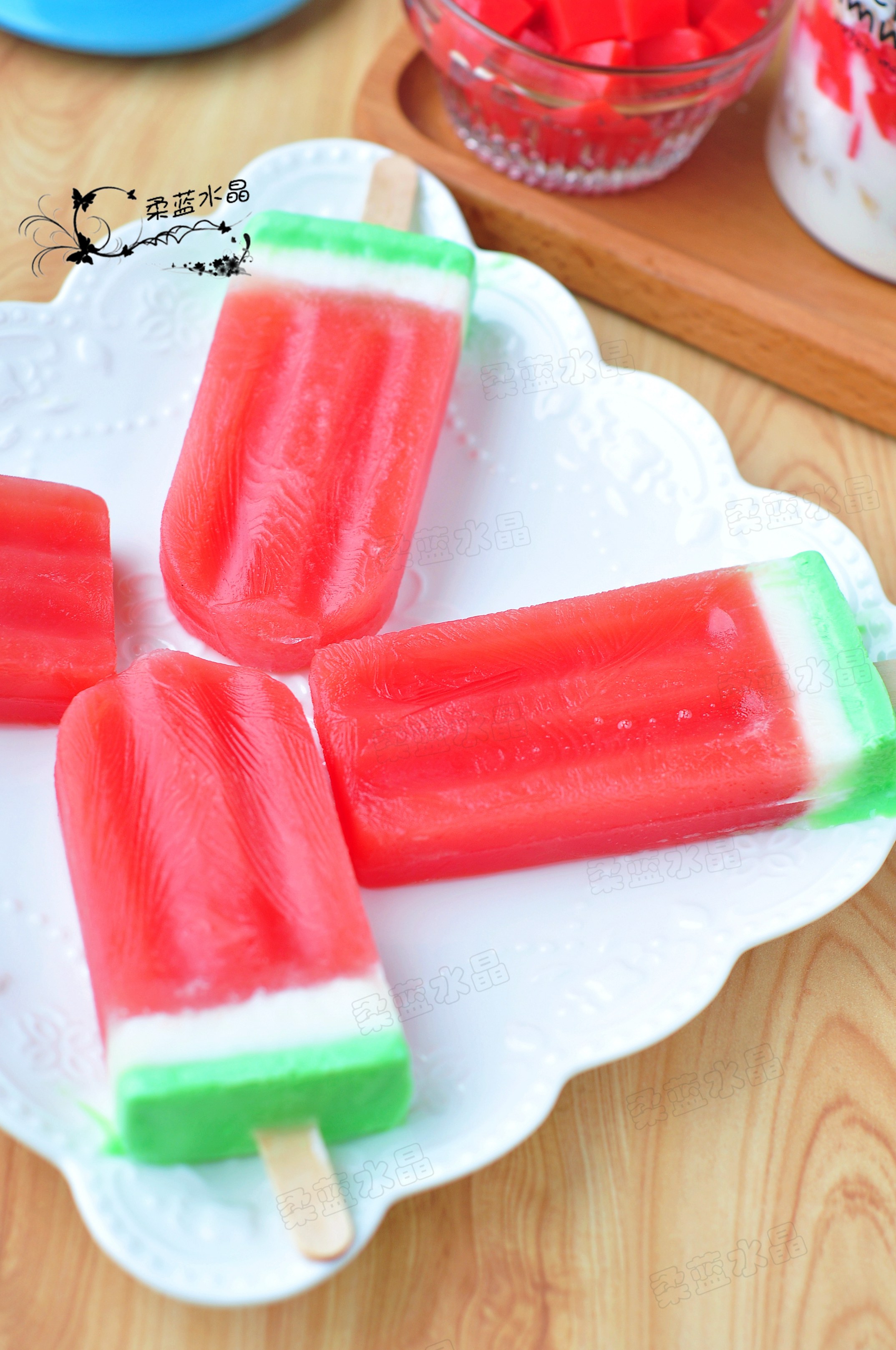 西瓜冰棒 🍉 🍉 🍉 水果冰棒 by 小紅莓 - 愛料理