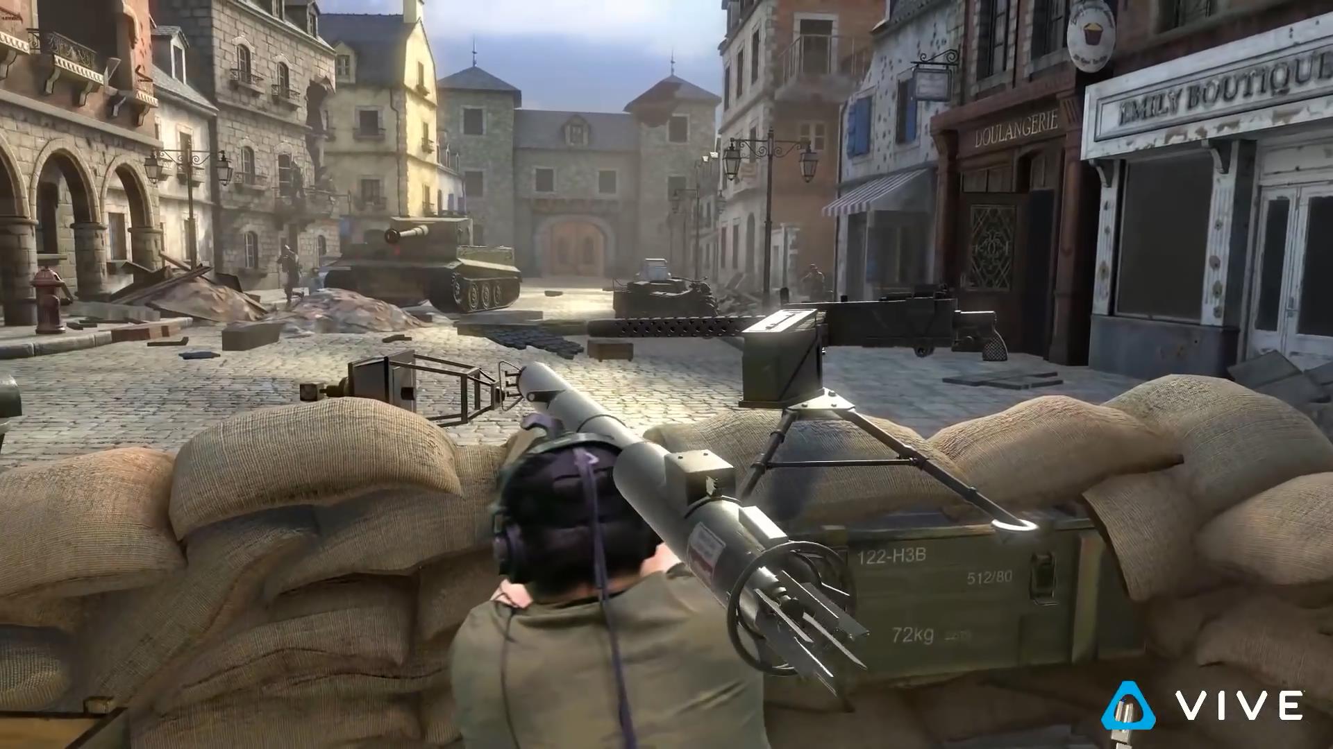 用VR玩枪战游戏是什么体验,看完这段视频就知