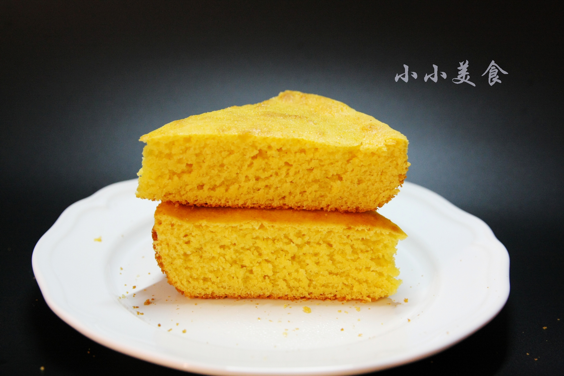 韩国爆火酥粒玉米芝士蛋糕！（低卡版） - 哔哩哔哩