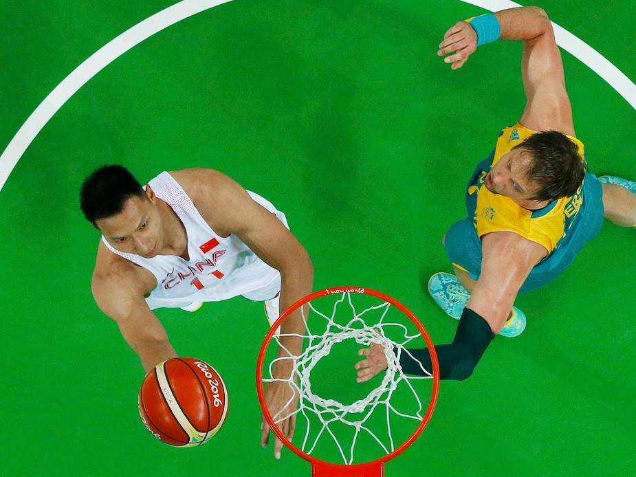 2016奥运男篮小组赛中国vs澳大利亚全场录像