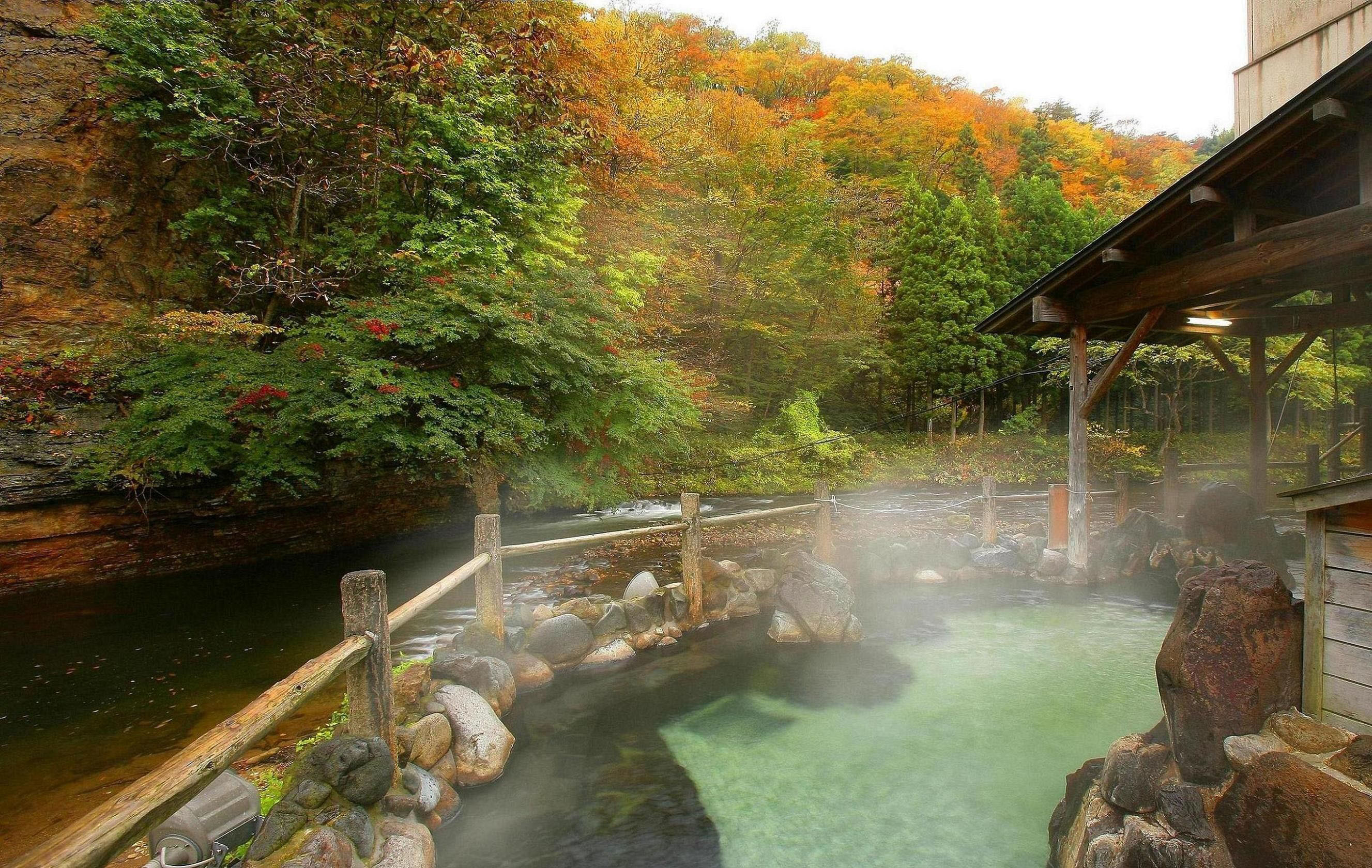 日本花卷温泉--和爱的人泡爱的温泉