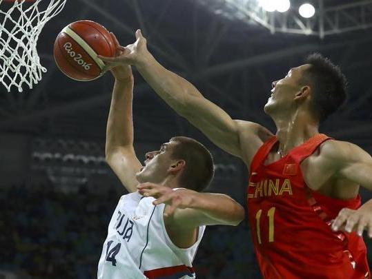 2016奥运男篮小组赛中国vs塞尔维亚全场录像