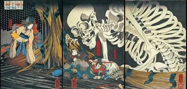 葛饰北斋,歌川国芳等人创作的浮世绘中的妖怪在现代社会也渗透广泛
