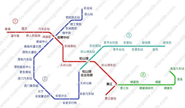 地铁1号线 5年后的东莞 轻松游遍全世界 目前,广东全部21个地市中