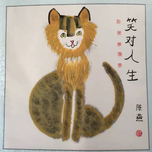 　　图 | 陈燕画的猫