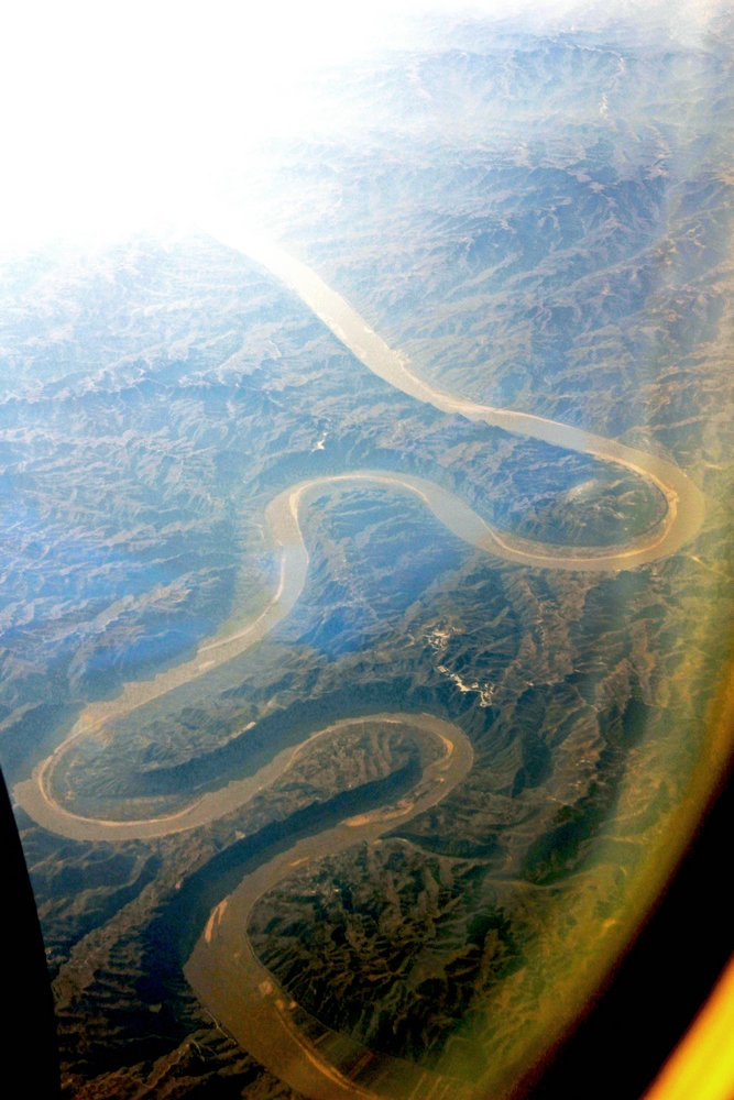 高空万米飞越祖国,金龙狂舞锦绣山河-早春云贵游之