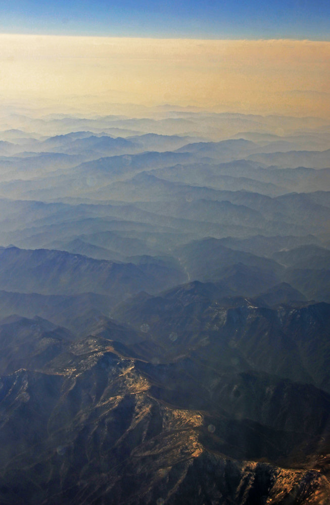 高空万米飞越祖国,金龙狂舞锦绣山河-早春云贵游之